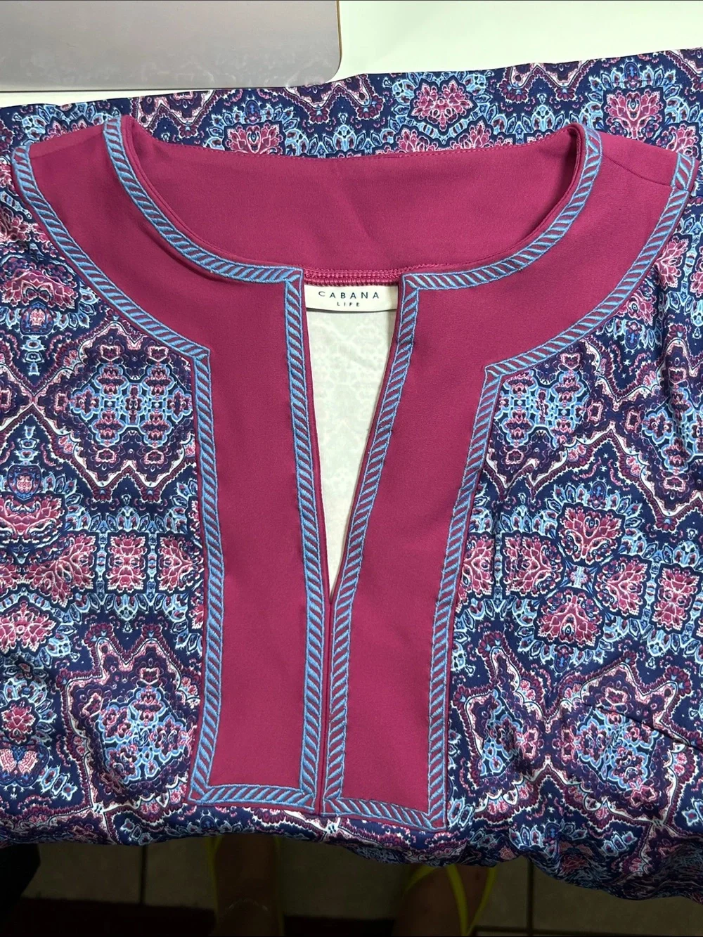 NWOT Cabana Life Long Sleeve Swim Coverup